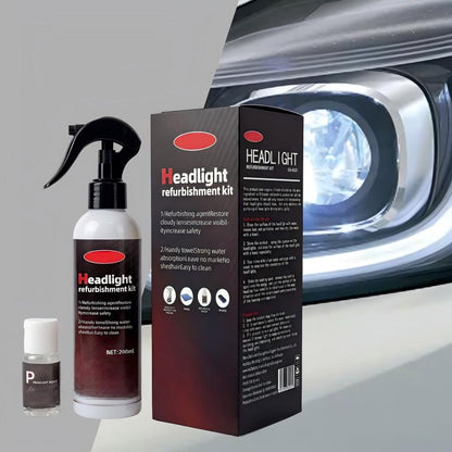 🔥Buy 3 Get 2 Free🔥 Car Headlight Cleaning & Restoration Agent – Scratch Remover, UV Protection & Anti-Yellowing 🚗