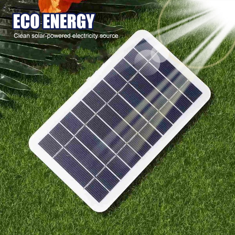 🔥 2W – Ultra-Thin Flexible Solar Charger (5V USB Output)☀️🔋