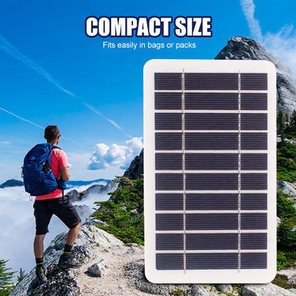 🔥 2W – Ultra-Thin Flexible Solar Charger (5V USB Output)☀️🔋
