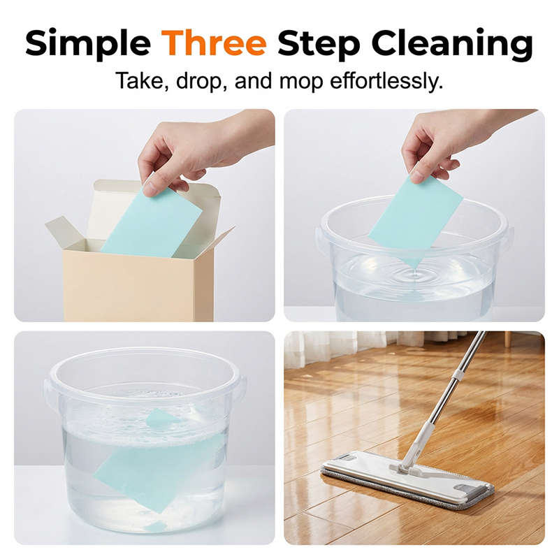 Dissolvable Floor Cleaner Sheets