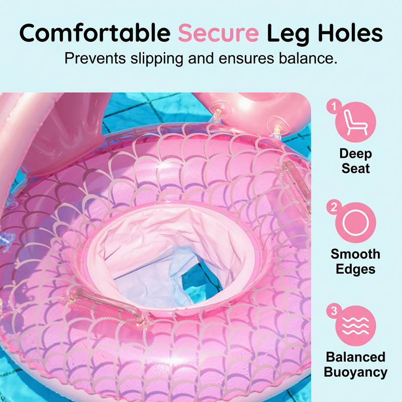 Baby Swimming Float with Sun Canopy