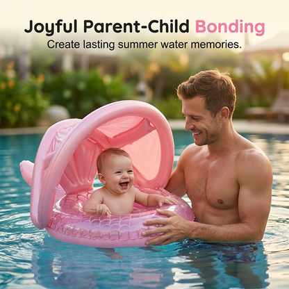 Baby Swimming Float with Sun Canopy