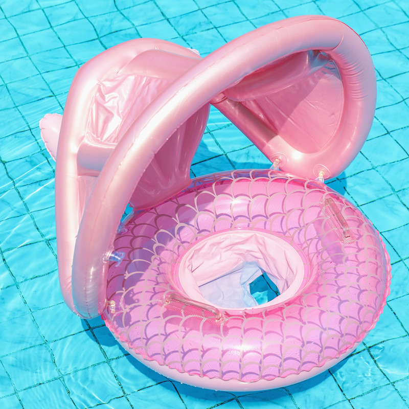 Baby Swimming Float with Sun Canopy