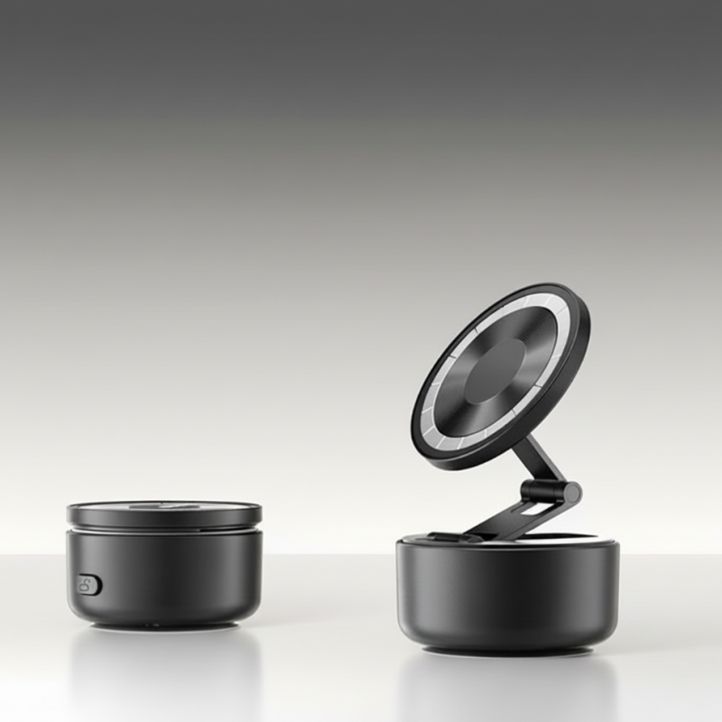 Electric Vacuum Magnetic Phone Holder for Car & Desk