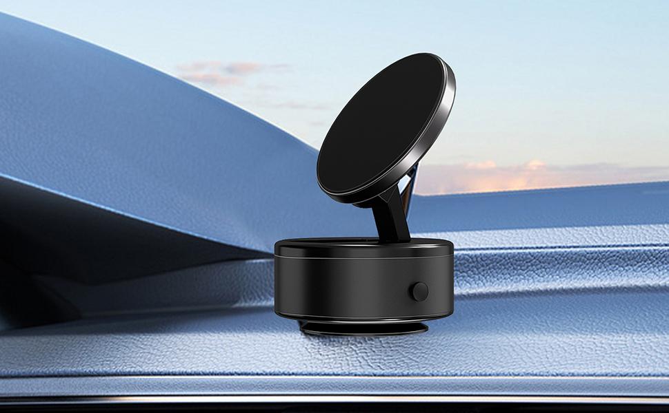 🎉Black Friday Sale 49% OFF 🎉Dashboard Magnetic Car Phone Mount - Folding Magnetic Vacuum Suction Cup Phone Holder