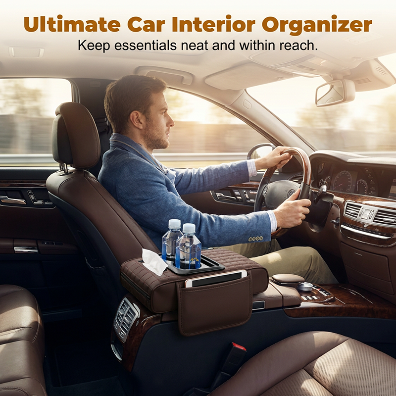 📢📢40% OFF !! ⏰Multifunctional Car Console Storage Box & Armrest