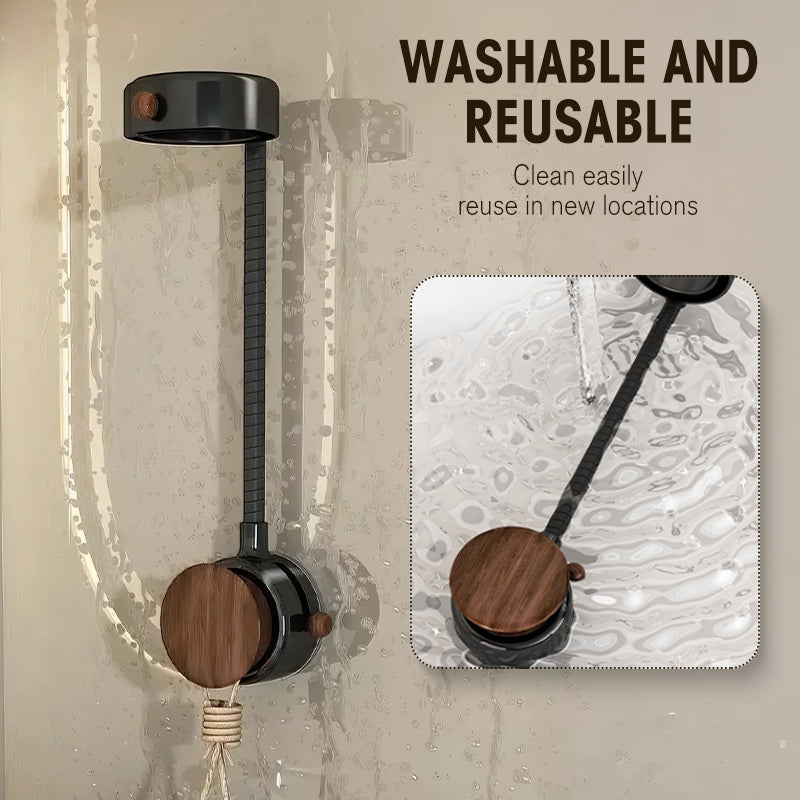 Suction Cup Hair Dryer Holder with Cord Organizer