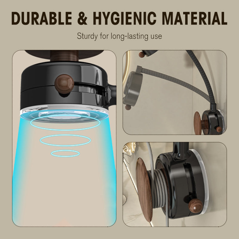 Suction Cup Hair Dryer Holder with Cord Organizer