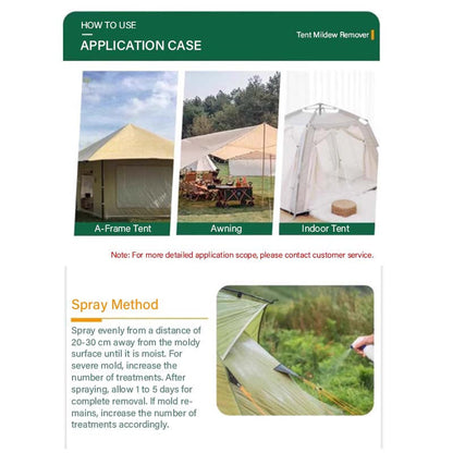 Outdoor Fabric Mildew Stain Cleaner
