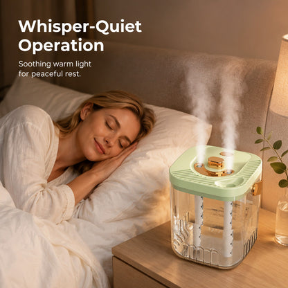 Portable Transparent Humidifier with Handle
