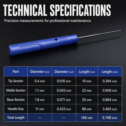 Precision Gas Burner Cleaning Needle